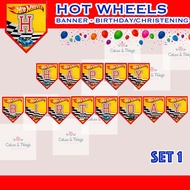 HOT WHEELS Birthday Banner (5.5 X 8 INCHES)