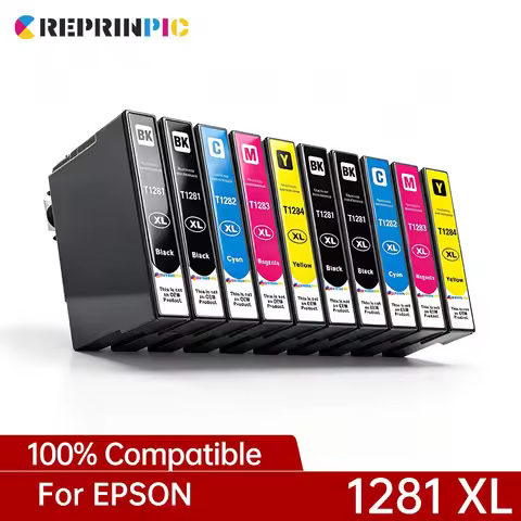 T1281 T12 XL Ink Cartridge For Epson T 1281 T1282 T1284 Compatible 230 125 S230 130 420W 425W 430W 3