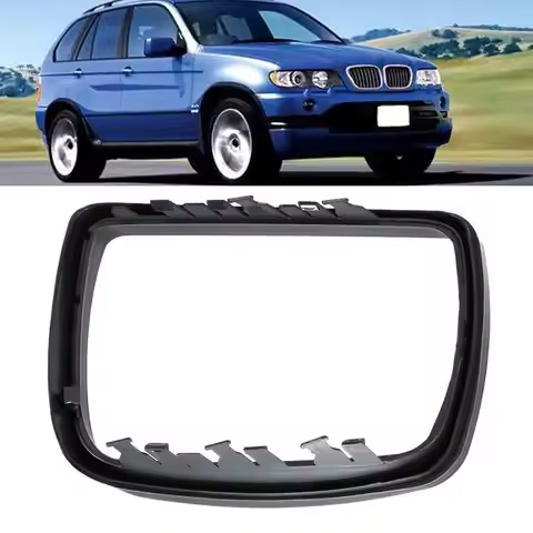 Car Rear View Mirror Trim Ring Bezel Replacement Accessories Side Mirror Cover Trim Ring for BMW E53