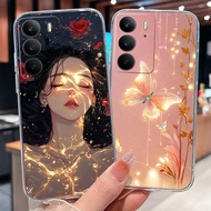 Case For Realme C75 C75X C73 4G Clear Protective Soft Silicone Pretty Pattern Casing For RealmeC75 C