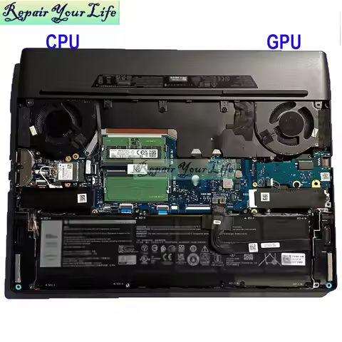 CPU GPU Fan For Dell For Alienware M15 R7 M15R7 ALWM15-R2763QB Gaming Laptop Cooling VGA Fans EG7507