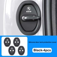 4Pcs Lock Buckle Protection Universal Thickened Car Door Shock-Absorbing Silicone Cover Suitable for