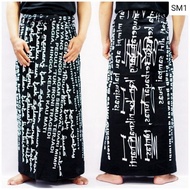 Sarung Sajak Puisi dan Koran Banyu PRINT - By sarungbatik.ulinnuha #