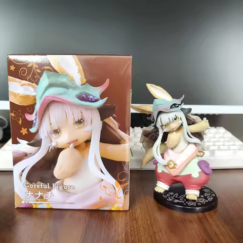 Made in Abyss 12CM Anime Figures Nanachi Kawaii Dolls Game Peripheral Cartoon Tabletop Decoration Co