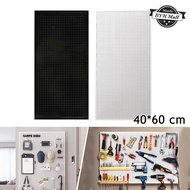 40*60cm Metal Pegboard Wall Garage Storage Pegboard Wall Organizer For Tools Hardware Storage