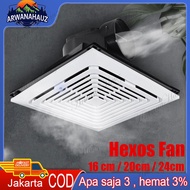 (COD) Plafon Exhaust Sirroco / Siroco Ventilang Fan Hexos 6 Inch / 16 cm / 20cm / 24cm MV 16EX / Kip