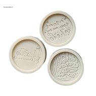EC Eid Mubaraks Silicone Molds Fondant Cake Decorating Tool Chocolate Cake Mould Pastry Bakeware Ara