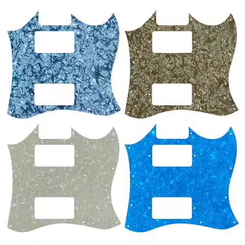 Pleroo Custom Guitar Parts - For US Epiphone G310 SG Guitar Pickguard PAF Humbucker Multicolor Selec