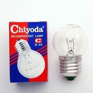 Chiyoda E14 / E27 Ping Pong Bulb 25W / 40W Clear / Frosted