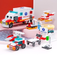 Fire Truck / Police, Mini Airplane Assembly Toy Set For Children
