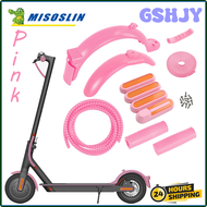 GSHJY Rear Mudguard Wheel Hub Cover for Xiaomi M365 Pro Pro2 1S Electric Scooter Sticker Reflective Rubber Handlebar Grip Front Fender HSRRJ