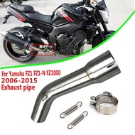 FZ d 1000 Motorcycle Modification Middle k Pipe Muffler for Yamaha FZ1 FZ1-N FZ1000 2006-2015 Exh