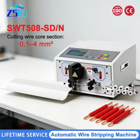 Wire Stripping Machine, Automatic 0.1-4mm² Wire Stripping Cable Cutting with Computer Wire Cutting M