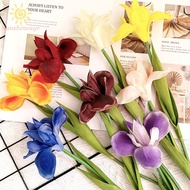 Artificial Iris Flowers Fake Silk Plant Home Wedding Decor Artificial Flower