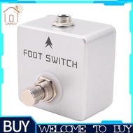 Foot Switch Lockable Effect Pedal Tap Tempo Switch Pedal Guitar Single Tap Efect Pedal Audio Channel