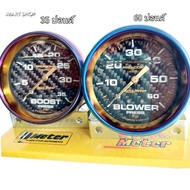 Thailand Auto Meter Blower Boost Meter Carbon Fiber 35psi 60Psi Turbo Boost Blower Meter Gauge Diese