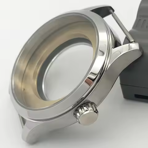 42mm Case Sapphire Glass Fit Miyota8205/8215/821A ETA2836 Mingzhu2813 ST1612 Movement Watch Parts