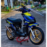 KNALPOT FULLSYSTEM TEKAMOTO T3 - BEAT VARIO AEROX NMAX VESPA SCOOPY JUPITER VEGA BLADE SUPRA MIO XRI