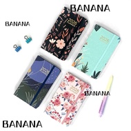 BANANA1 2026 Pocket Planner, Weekly and Monthly Schedule Organizer Pocket Calendar 2026, A6 Agenda J