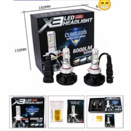 LAMPU DEPAN MOBIL VIOS GEN 2 LED X3 X11 H4 HEADLAMP
