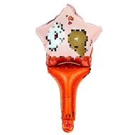 PTT Balon Foil Tongkat Karakter Ballon Pentungan Tangan Motif Kartun Balon Pesta Dekorasi Ulang Tahu