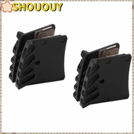 SHOUOUY 2 Pairs Bike Disc Brake Pad, Sturdy Polymetallic Copper Base Electric Scooter Brake Pads, Bl
