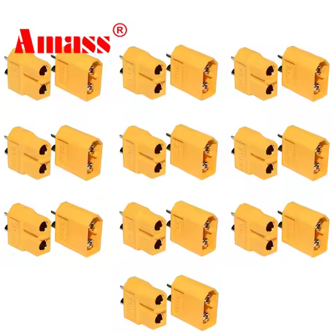 Amass XT60 Connectors XT60 Female XT-60 Male Plug XT60 Bullet Plugs XT60 For RC Lipo Battery Rc Dron