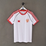 Retro 1991 Manchester United away football short sleeved jersey