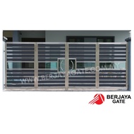 【PRE-ORDER MFG 11】14x5.5ft Main Folding Gate / Pintu Pagar / Stainless Steel 304 / Aluminium / Klang Valley / KL
