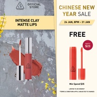 3CE Hazy Lip Clay Lipstick, comfortable luxurious smooth nondrying clay texture for vivid pigment wi