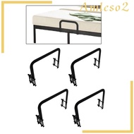 [Amleso2] 4 Pieces Mattress Retainer Bar for Metal Bed Frame Non Slip Mattress Gaskets