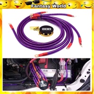 HKS Grounding Cable Wire 8GA Kit 6 Point Voltage Meter Stabilizer engine parts power & fuel saving i
