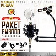 !!! Bm-8000 Condenser Microphone Mic RECORDING Package With Stand