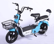 จักรยานไฟฟ้าแบบปั่น electric bike สกู๊ตเตอร์ไฟฟ้า e-scooter ขับขี่ง่ายสบาย แบบ 2 ที่นั่ง