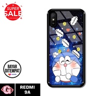 Case Redmi 9A - Casing Redmi 9A Terbaru GRAND88 [ Doraemon ] Silikon Redmi 9A - Case Hp Glosy - Cassing Hp - Softcase Glass Kaca - Softcase Redmi 9A - Kesing Redmi 9A - Kondom Hp - Case Terlaris - Case Terbaru