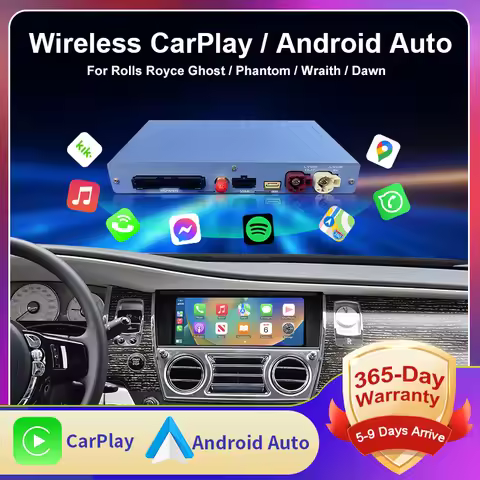 Wireless Carplay For Rolls Royce Dawn Wraith Ghost Phantom NBT System with Android Auto Car Play Air