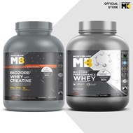 MuscleBlaze Biozorb Whey Protein with Creatine, Chocolate Fudge & Whey Protein, Rich Chocolate, (5lb