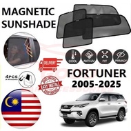 Toyota Fortuner 2005-2025 Epic Magnetic Sunshade  (4pcs) Accessories Car