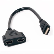 VOUCHE 1080 HDMI Splitter Adapter 1 Input 2 Output Video Cable Useful Adapter Wire Office Monitor Pc Laptop