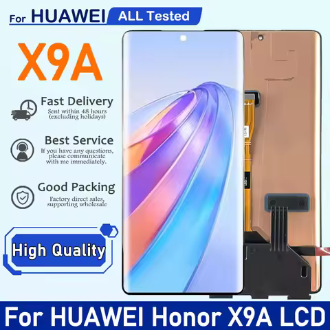 6.67" AMOLED X9A LCD For Huawei Honor X9a LCD Display Screen 10 Touch Digitizer For Honor X9a Displa