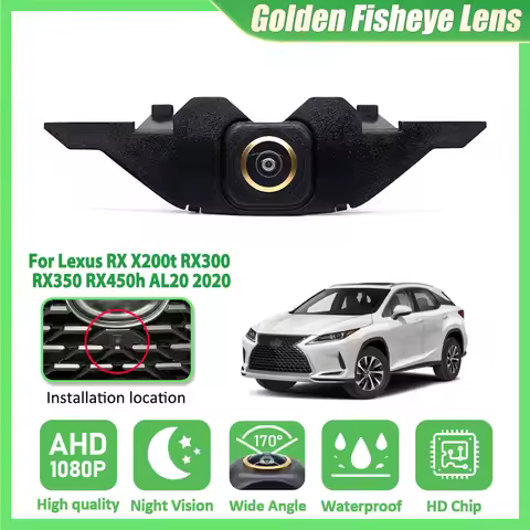 Car Front View Grille Parking Camera For Lexus RX X200t RX300 RX350 RX450h AL20 2020 Night Vision HD