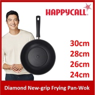 [Happycall]⭐️Non-stick⭐️ Diamond New-grip Frying Pan-Wok (30/28/26/24cm)