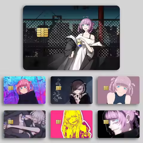 Call Night Nanakusa Nazuna Credit Card Skin Stickers for Bank Card Bus Metro Card Sticker Waterproof