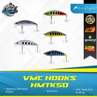 LURE KINGDOM HMTK50 Bait – VMC Hooks, Real Action, Complete Color Variants
