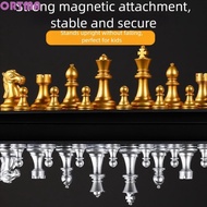 ORTMA International Chess, 25/32cm Chessboard Folding Magnetic Chess Set, Universal Portable Magnet 