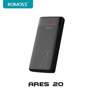 ORIGINAL Romoss Ares 20 High Power Fast Charging With LED Display 20000mAh PowerBank