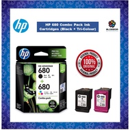 HP 680 Combo / Black Twin Pack Original  Ink Cartridges