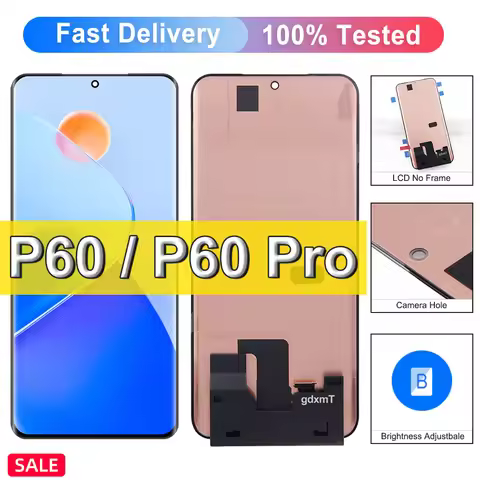 6.67'' 120HZ OLED For Huawei P60 LNA-AL00 LX9 LCD Display Touch Screen Digitizer Assembly For Huawei