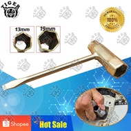 Spark Plug Wrench 13mm 19mm 17mm Stainless Steel Socket Spanner for Grass Cutter & Chainsaw Parts