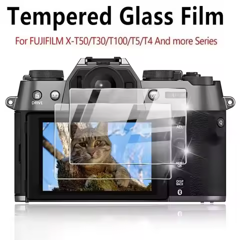3/5pcs Tempered Glass Films for Fujifilm XT50 XT30 XT5 XT4 X100VI X100V X100IV XS20 T5 M1 M5, Anti-S